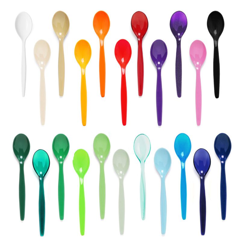 Teaspoons in Assorted Colours