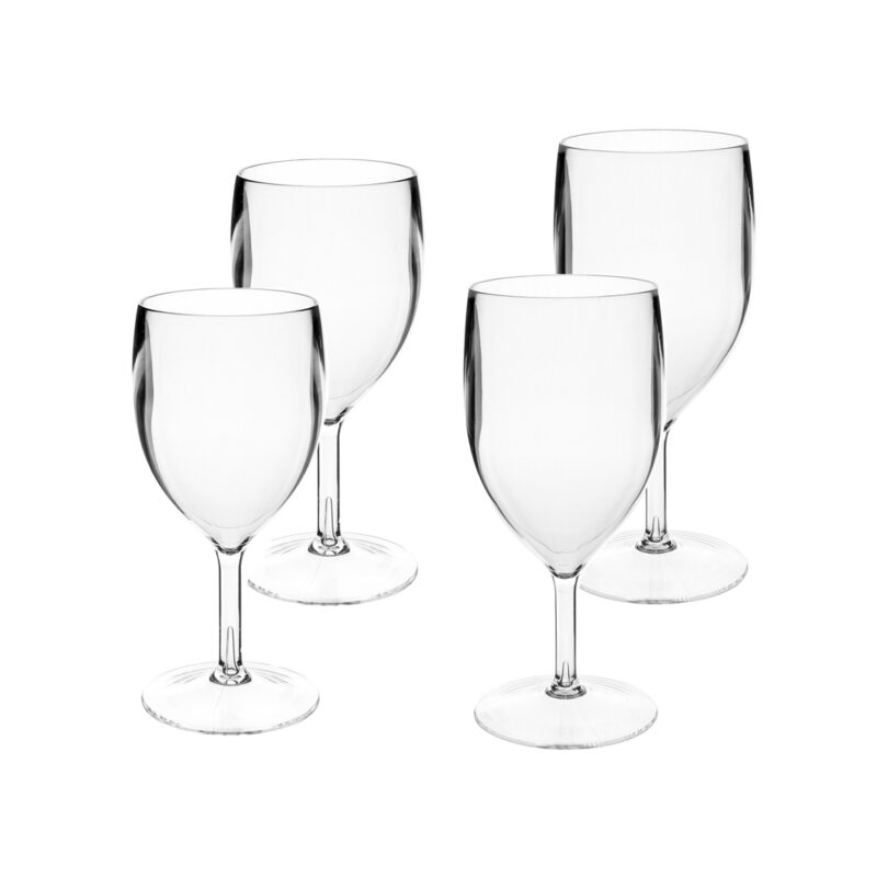 200ml Plastic Wine Glasses