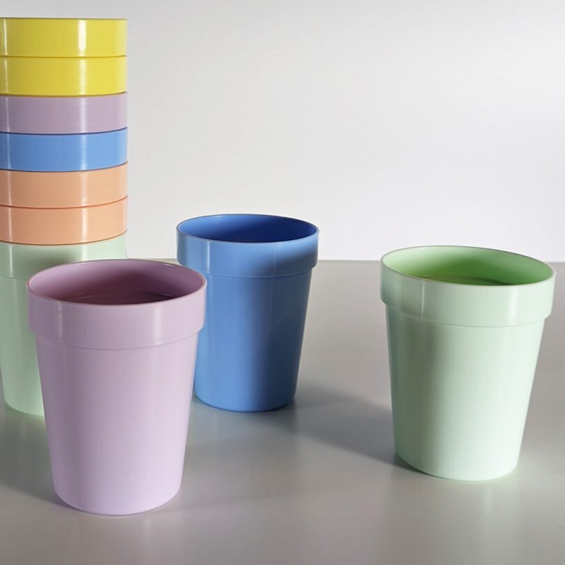 Children's Pastel Plastic Tumblers