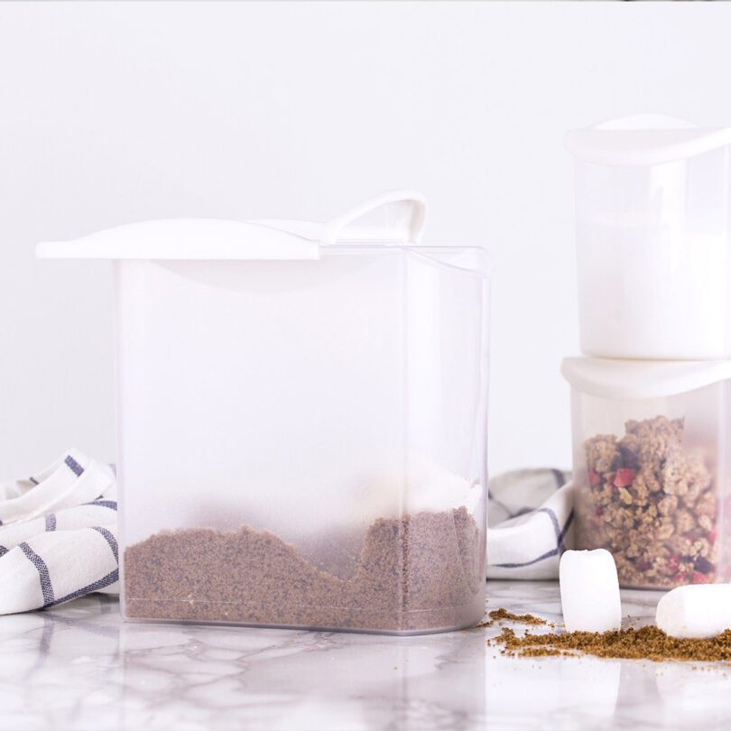 Store & Pour Dry Food Storage Container with Sugar and Granola