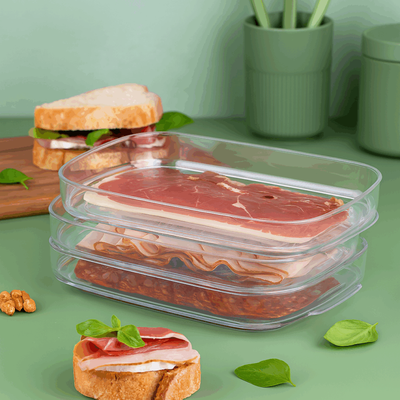 3 Compartment Meat Box with Selection of Hams