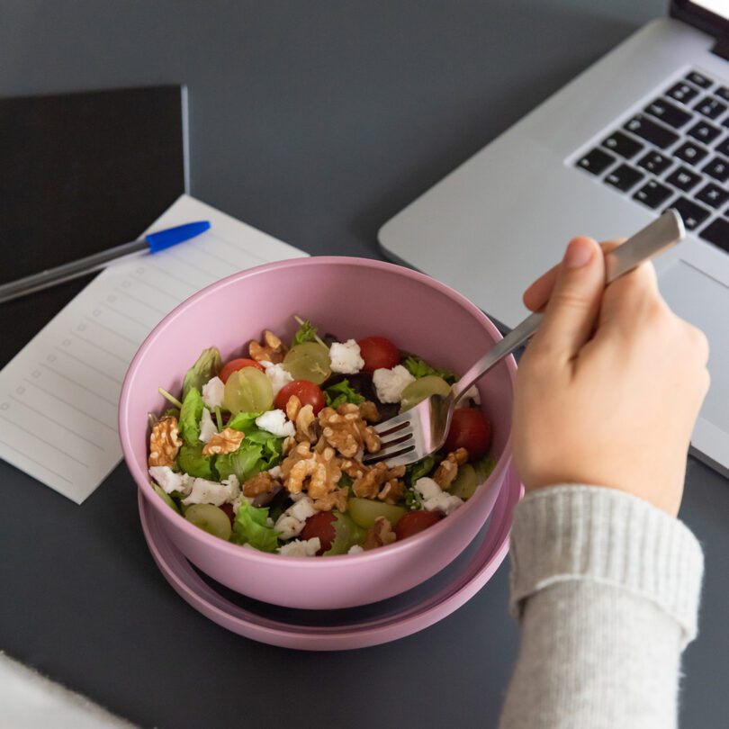 Salad Lunch in Pink 1L Bowl