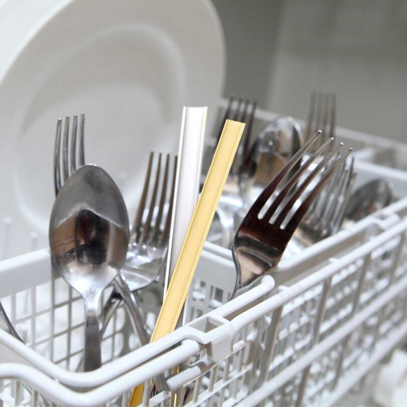 SliderStraws in Dishwasher