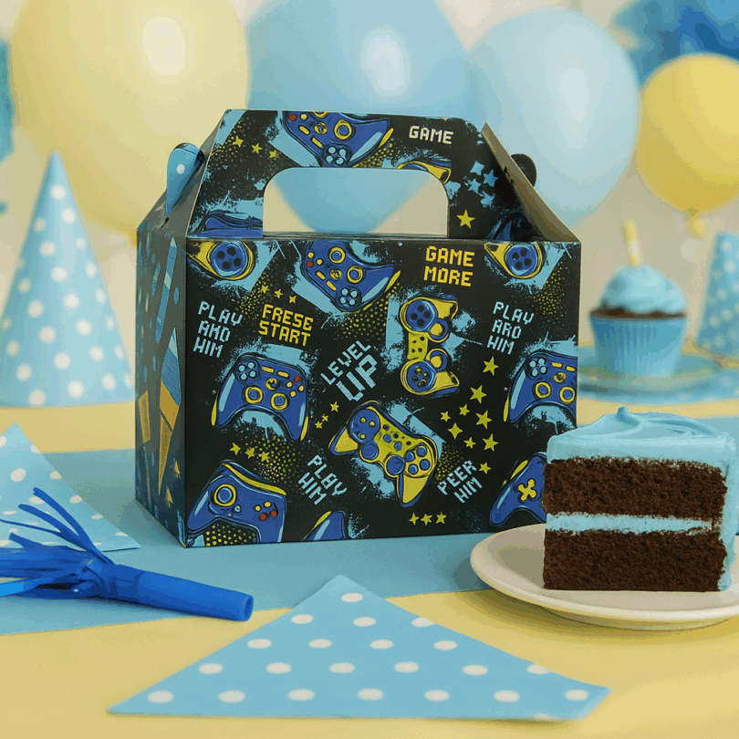 Gaming Design Lunch Boxes in Party Setting