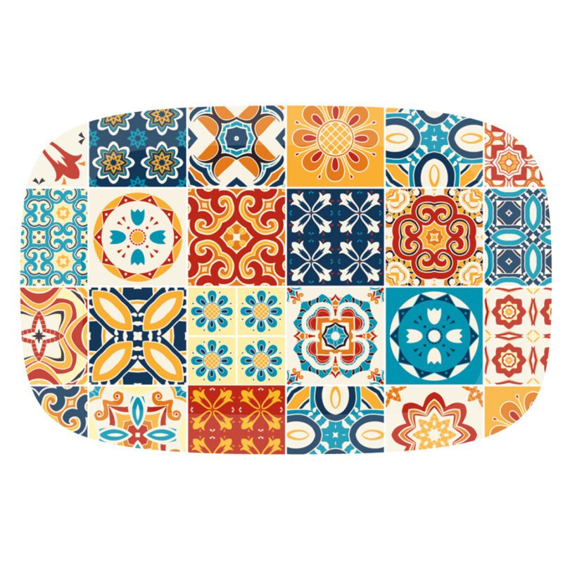 Spanish Tile Print Tray