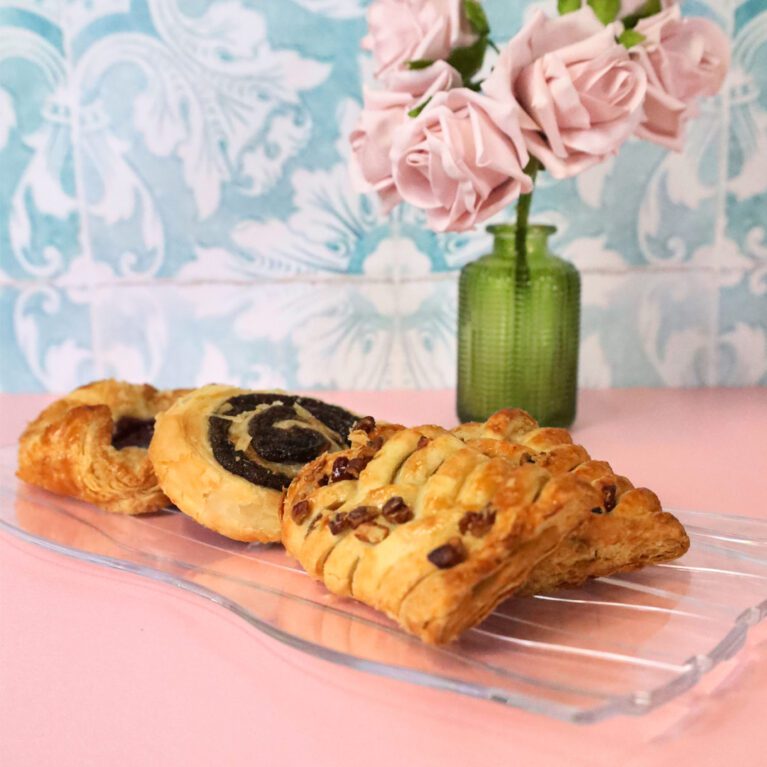 Oyster Server Plate with Pastries