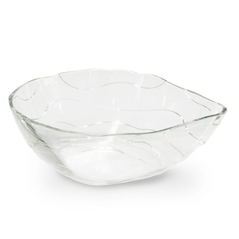 Clear Oyster Salad Bowl