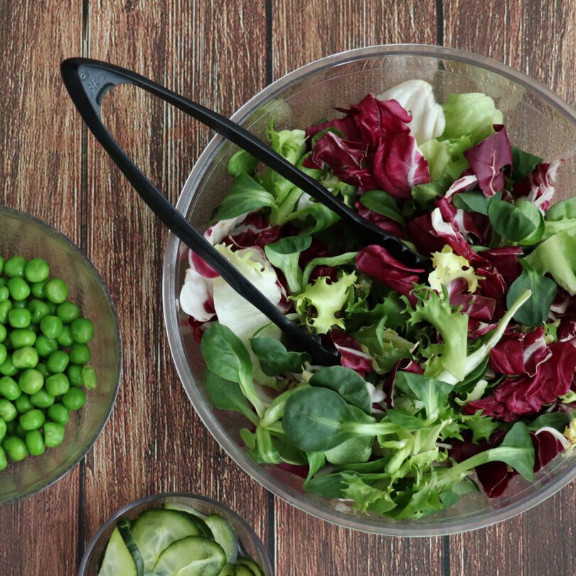 Black Salad Tongs