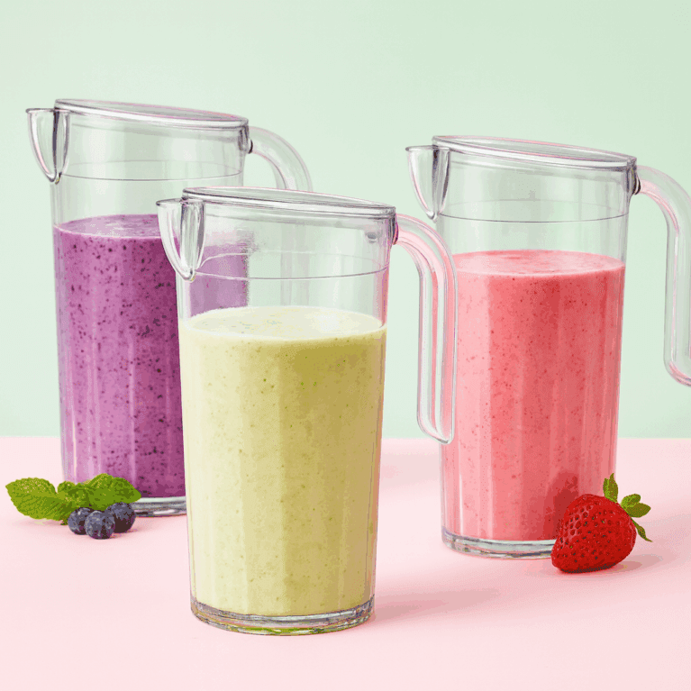 Fridge Jug with Selection of Smoothies