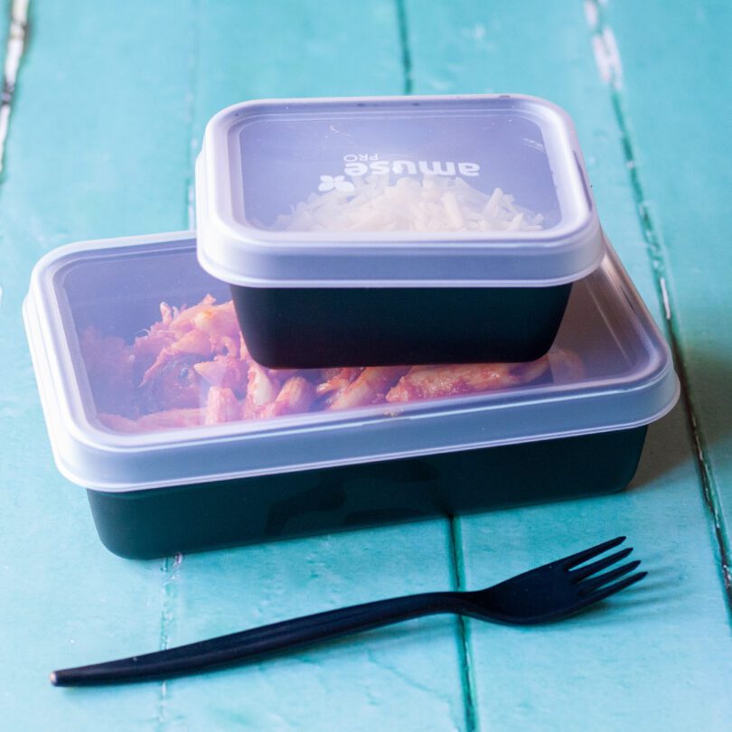 Leftovers Stored in AmusePro 400ml Food Container