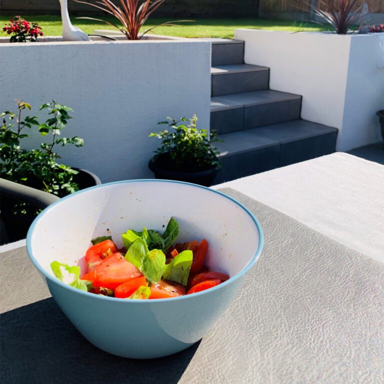 Omada Ramen Bowl in Outdoor Dining Setting