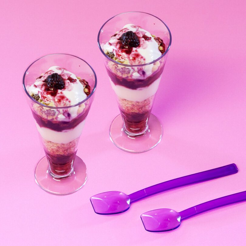 Sundae Glasses with Dessert