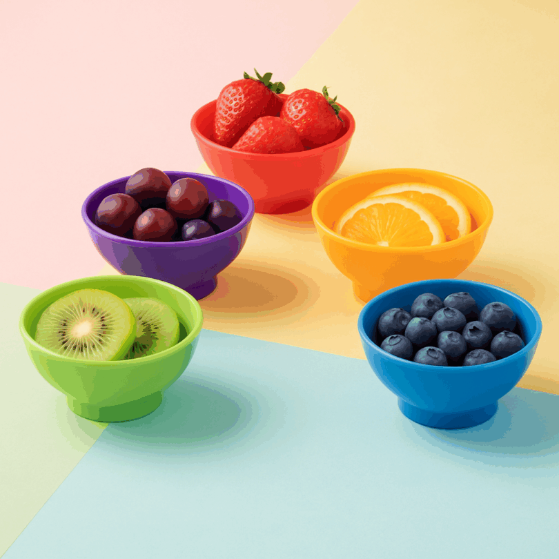 Rainbow Sundae Dishes | Pack of 5