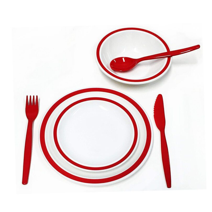 Red Christmas Duo Dining Set