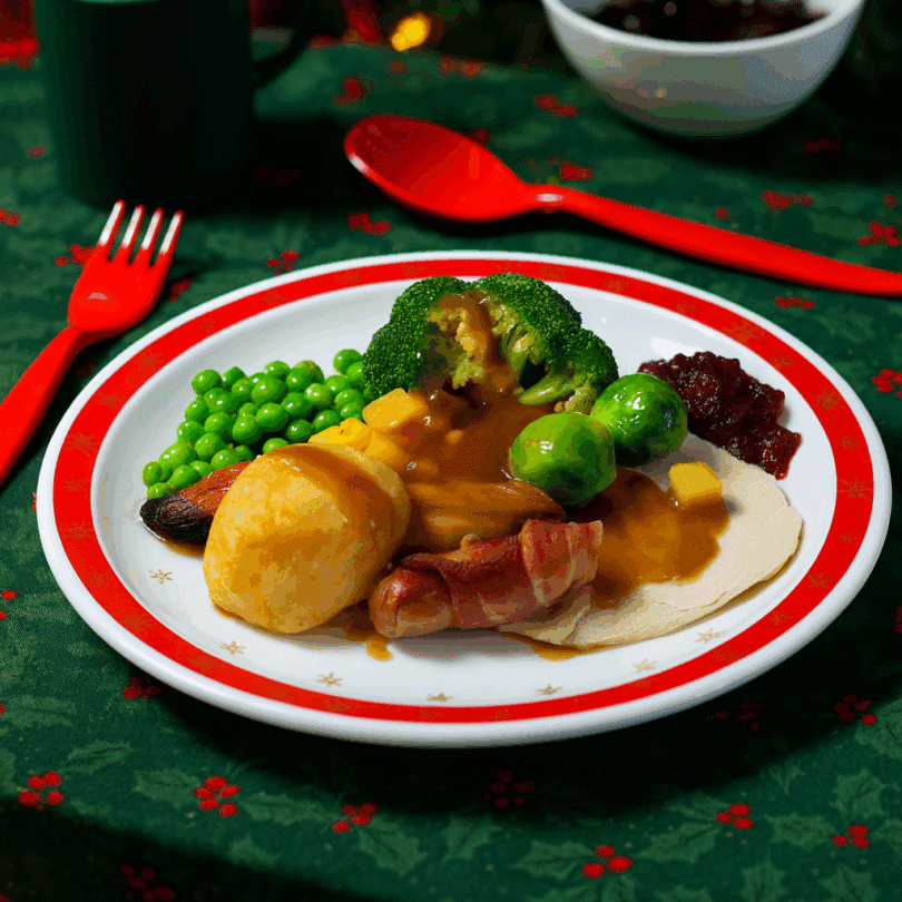 Christmas Red Duo Dining Set