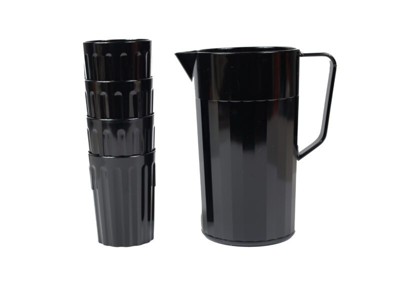 Halloween Black Jug & Tumblers