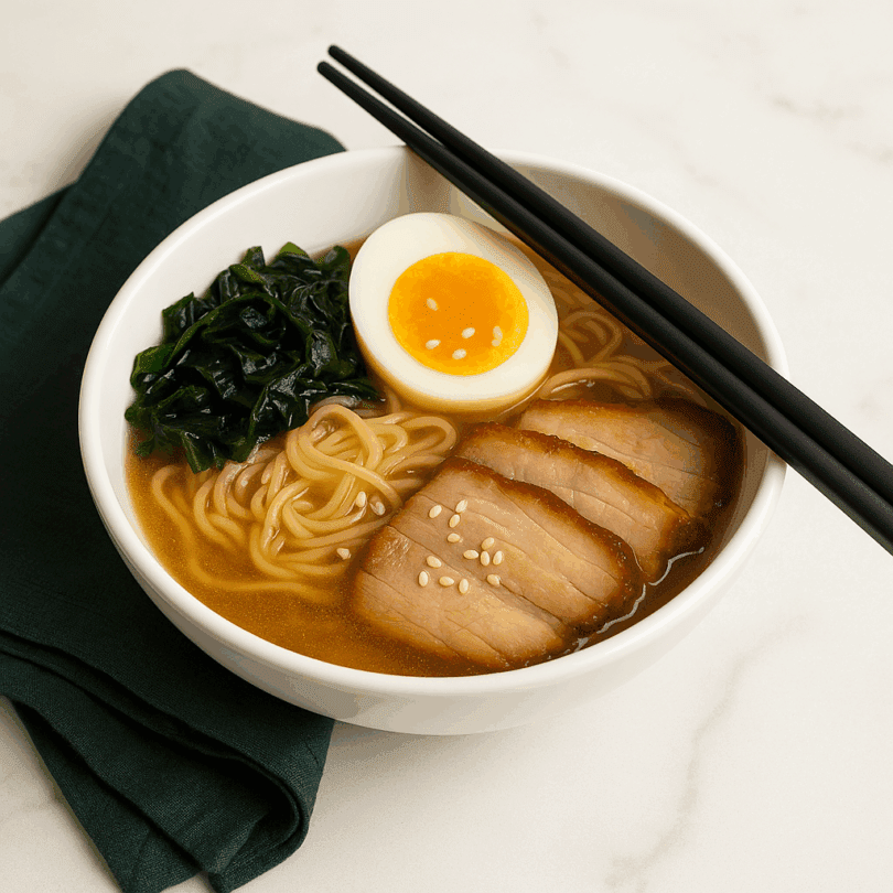 Large White Walled Ramen Bowl