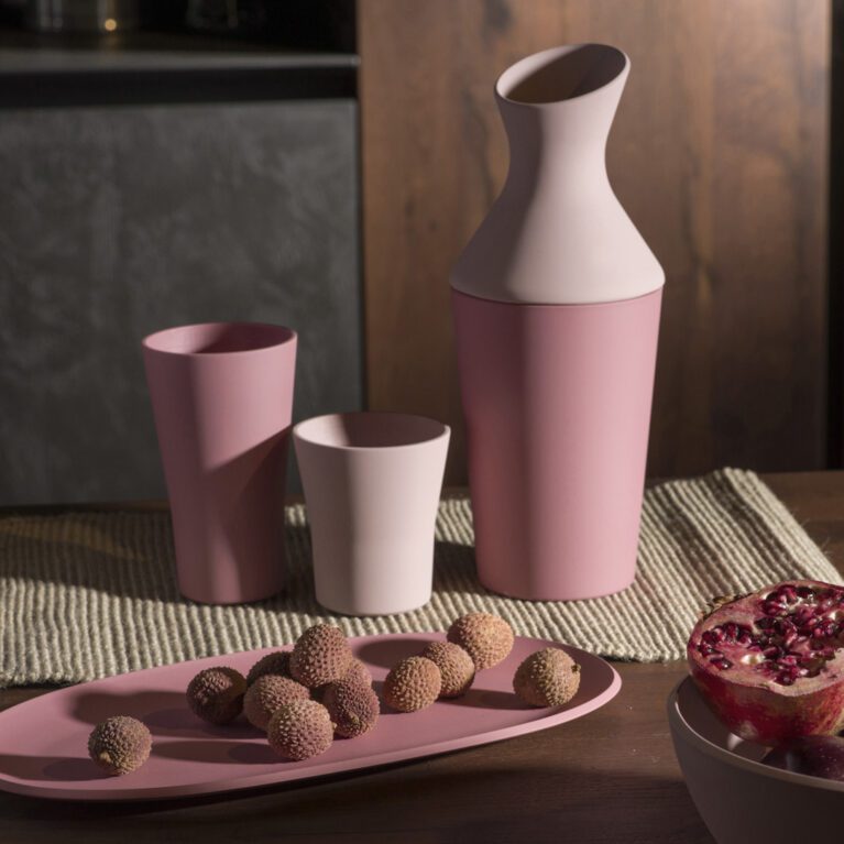 1.5 Litre Drink Carafe in Rose Pink as Kitchen Display