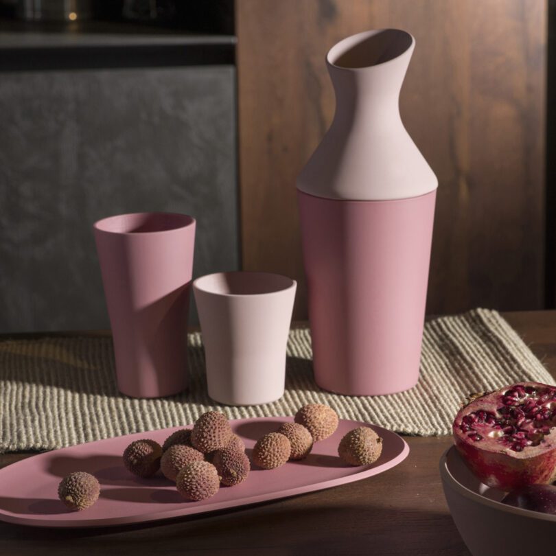 1.5 Litre Drink Carafe in Rose Pink as Kitchen Display