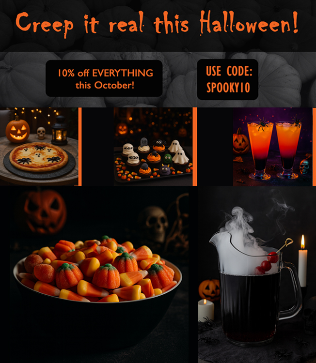 Halloween 2025 Website Banner Mobile