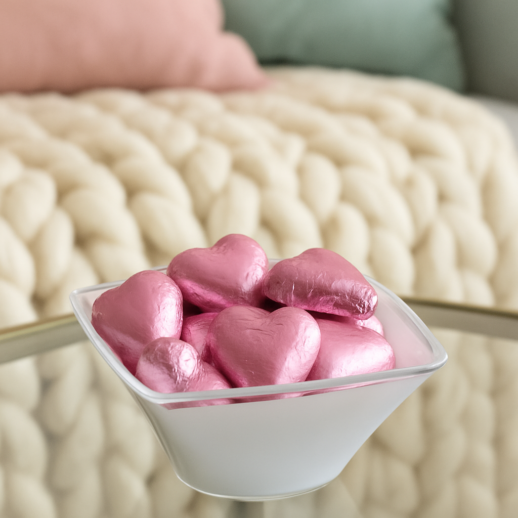 Small Square Bowl with Chocolates
