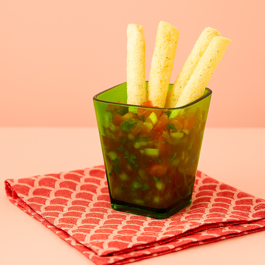 Savoury Snack in Small Green Cup