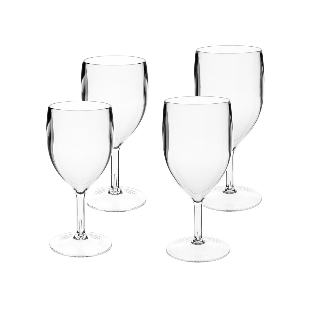 200ml Plastic Wine Glasses