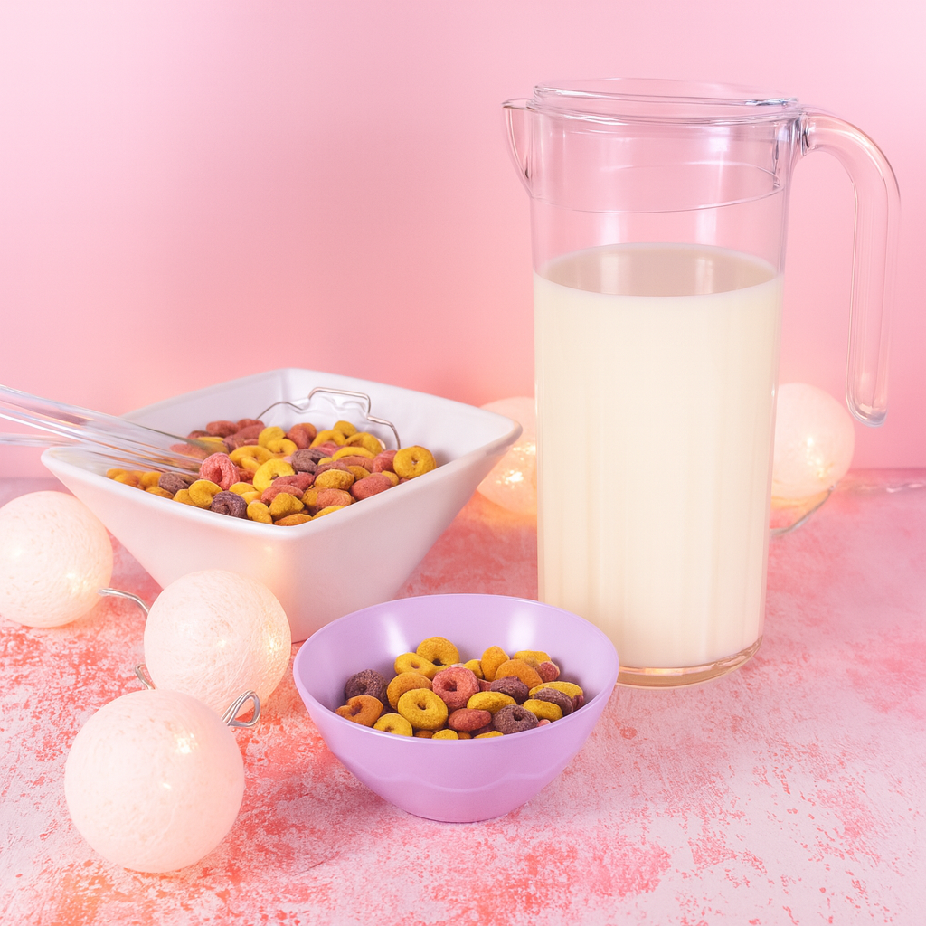 Fridge Jug with Milk and Cereal