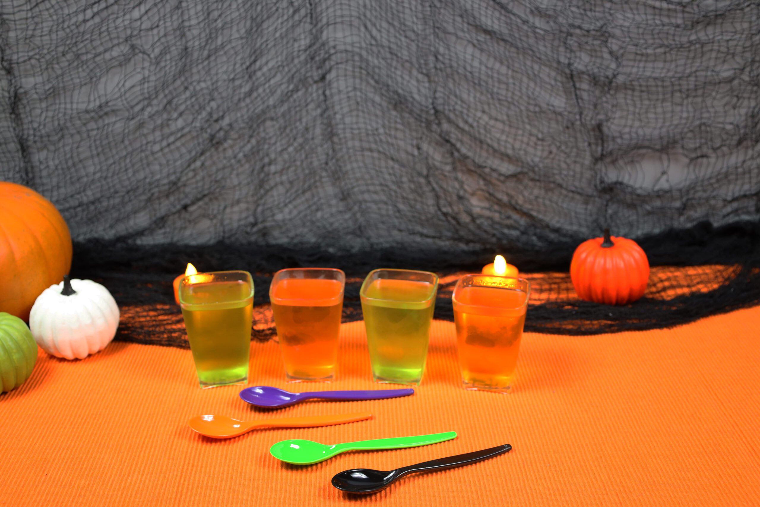 Halloween Dessert Pots & Teaspoons | Shatterproof Plastic - Image 2