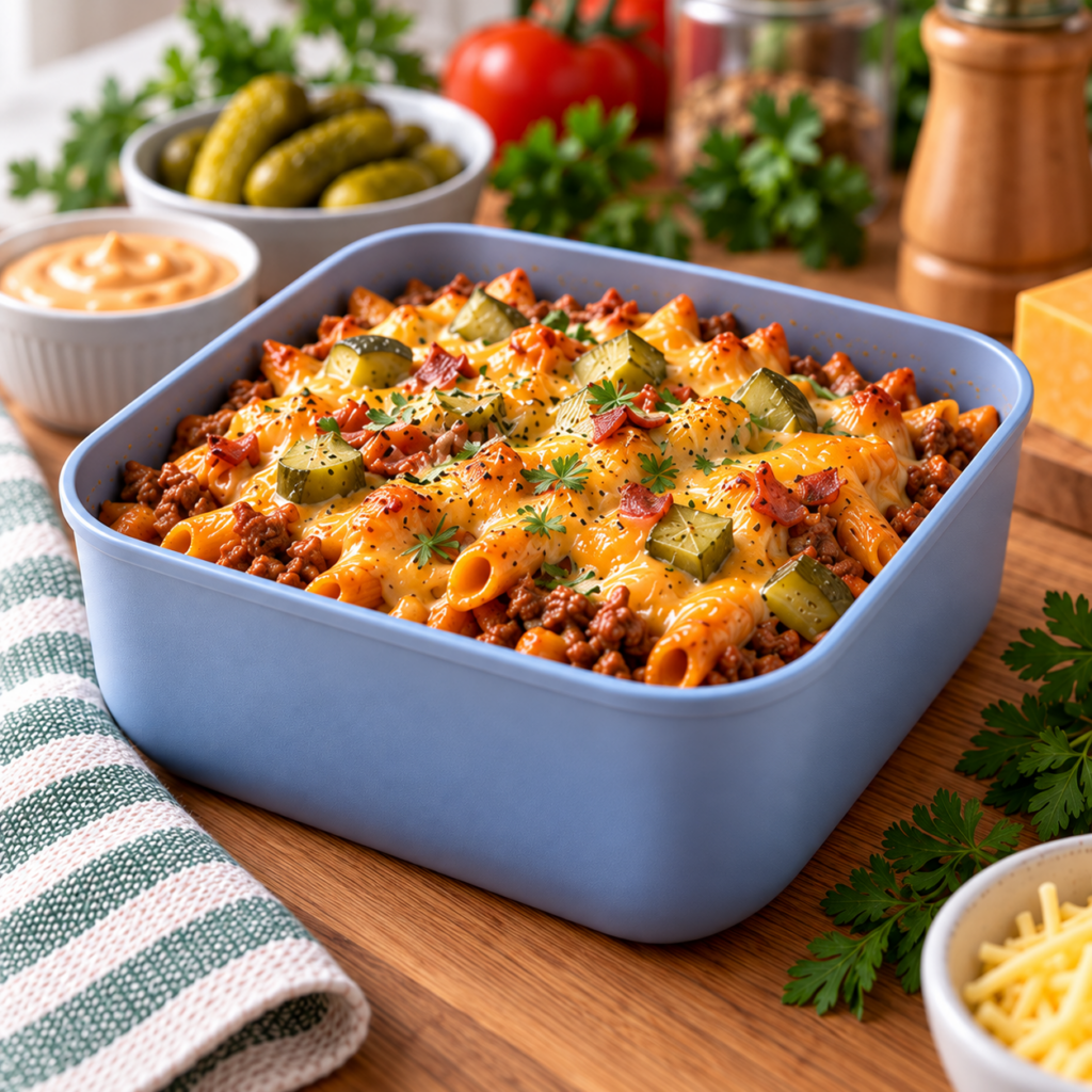 Cheeseburger Pasta Bake (2)