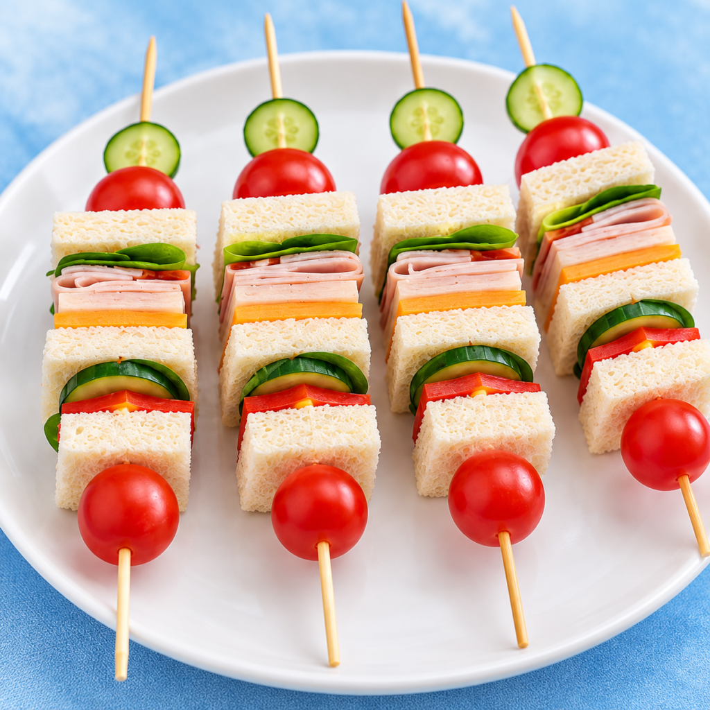 Kids Sandwich Skewers
